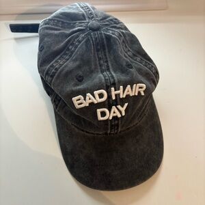 J. Crew Black 'Bad Hair Day' Cap